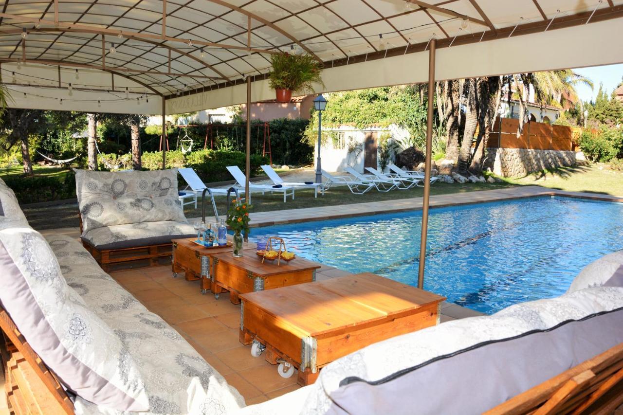 Villa Sitges El Ranch Amaizing Outdoor Areas Beaches At 5 Minutes Walk Sitges At 15 Min Drive Ac Pool Jacuzzi & Garden Xxl Calafell Dış mekan fotoğraf